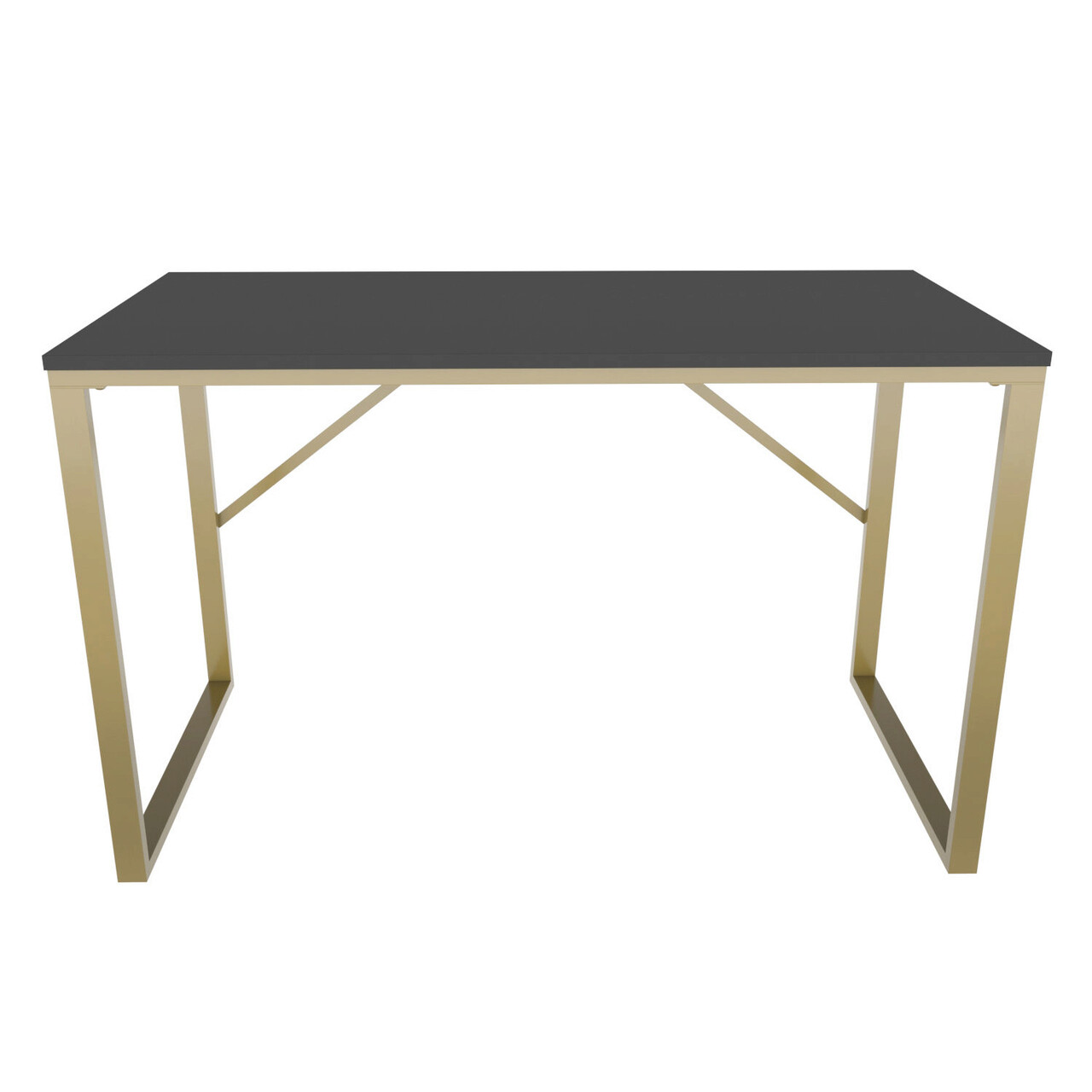 Birou, Hanah Home, Layton, 120x60x74 cm, Aur/Antracit - view 5