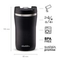 Termos inox Cafe Thermavac, Aladdin, 250 ml, negru