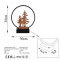 Lampa de masa, Shadow, 526SHD1138, Metal, Negru/Cupru