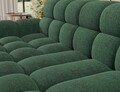 Coltar extensibil dreapta 3 locuri ELTAP, Ceedro, 283x165x98 cm, lemn/poliester, verde inchis