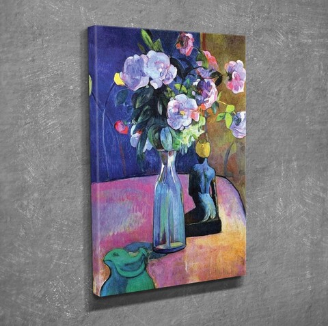 Tablou decorativ, dc308, canvas, lemn, multicolor