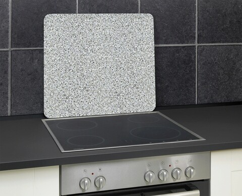 Protectie perete bucatarie, Wenko, Multi Granite, sticla termorezistenta
