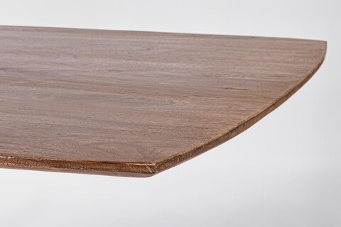 Masa Sherman, Bizzotto, 150 x 90 x 76 cm, lemn de mango/otel