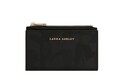 Portofel Gilbert, Laura Ashley, 15x3x10 cm, piele ecologica, negru