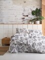 Lenjerie de pat dubla King Quilt (EU) Hope - White, Mijolnir, 3 piese, 240x220 cm, bumbac ranforce, multicolor