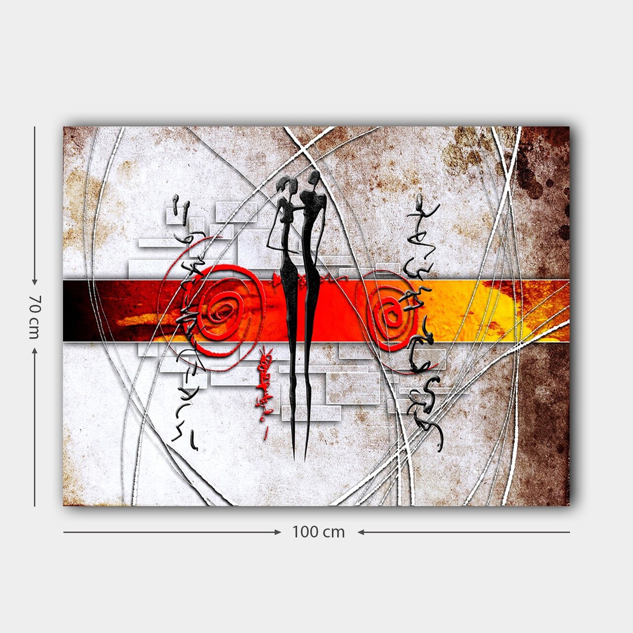 Tablou decorativ, 1114209266_70100, Cadru: 100% LEMN (grosime: 3 cm), Multicolor - view 3