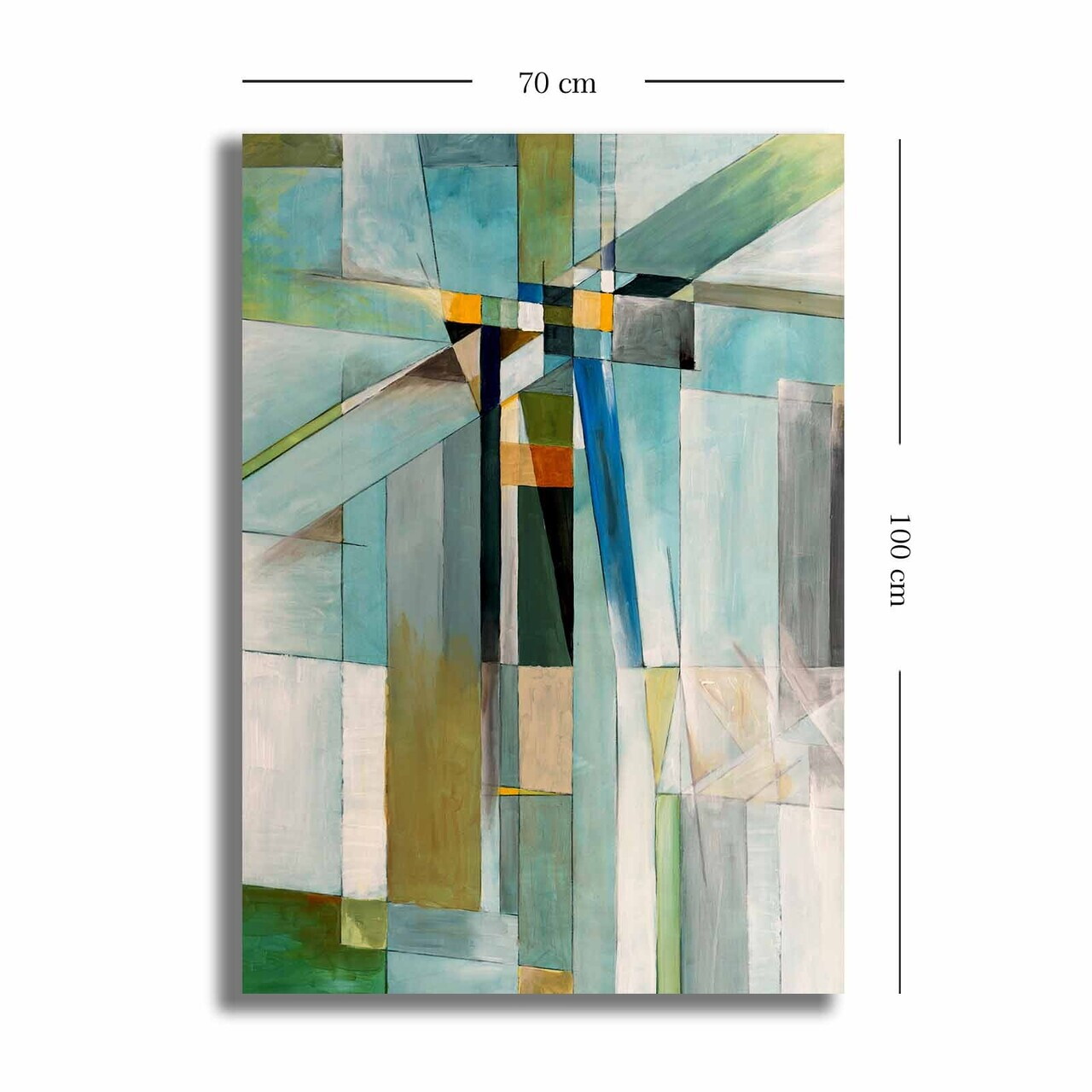 Tablou decorativ, 701002021C-015, PÂNZĂ DIN PIELE ÎNTOARSĂ, Lemn, Multicolor — imaginea 3