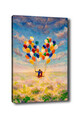 Tablou decorativ, Kanvas Tablo (50 x 70), Canvas, Lemn, Multicolor