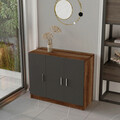 Set mobilier de birou, Locelso, VO14, Nuc / Antracit