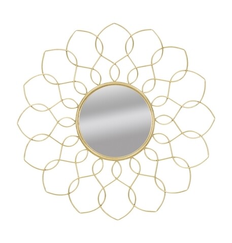 Oglinda decorativa, Glam Girg, Mauro Ferretti, 90 cm, auriu