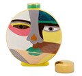 Vas decorativ Piccassy Round, Mauro Ferretti, 23x9x28 cm, ceramica, multicolor