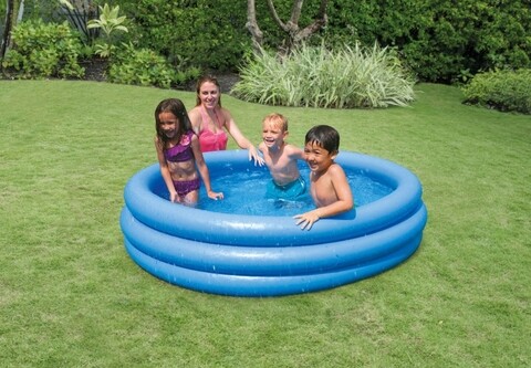 Piscina gonflabila Crystal Blue, 168x38 cm, 581 L, polivinil, albastru