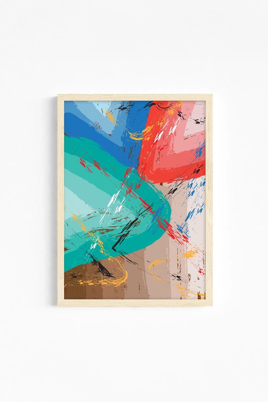 Tablou decorativ, Artnewclahsp45-5070, Lemn masiv, MDF, Multicolor - view 3