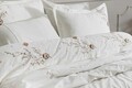 Lenjerie de pat dubla, L'essentiel Maison, Cosmos, Aproape alb