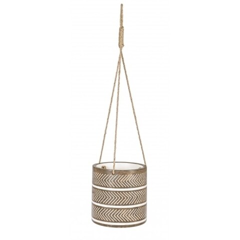 Ghiveci suspendabil, signal round, bizzotto, Ø22x23 cm, magneziu