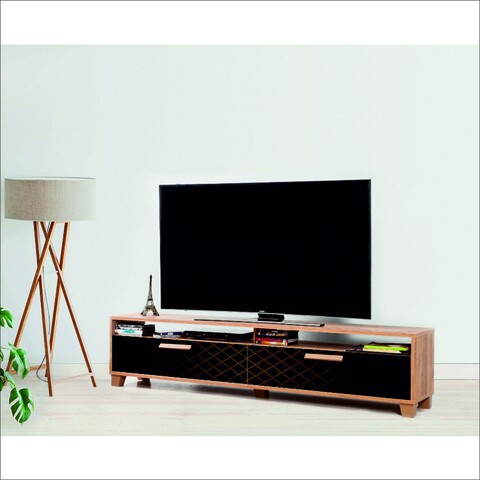 Comoda tv box black 180, vella, 180x35x41 cm, multicolor