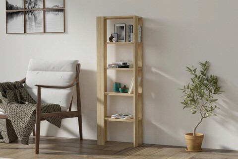 Corp biblioteca, asse home, pucon, 53x160x23 cm, stejar