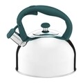 Ceainic cu maner colorat Tropical, Ambition, 2.3 L, inox, verde