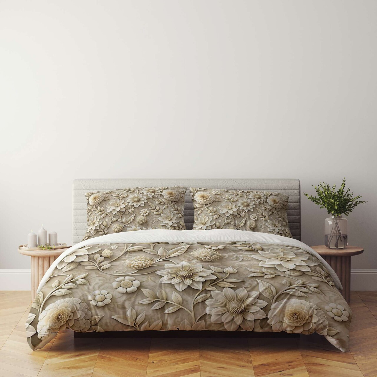 Set husă de pilotă dublă (FR), L'essentiel Maison, FLW_DVT25-1, Multicolor - view 3