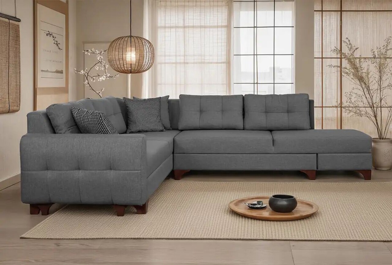 Coltar, Atelier del Sofa, 752EST1306, Lemn de carpen;PAL, Gri - view 2