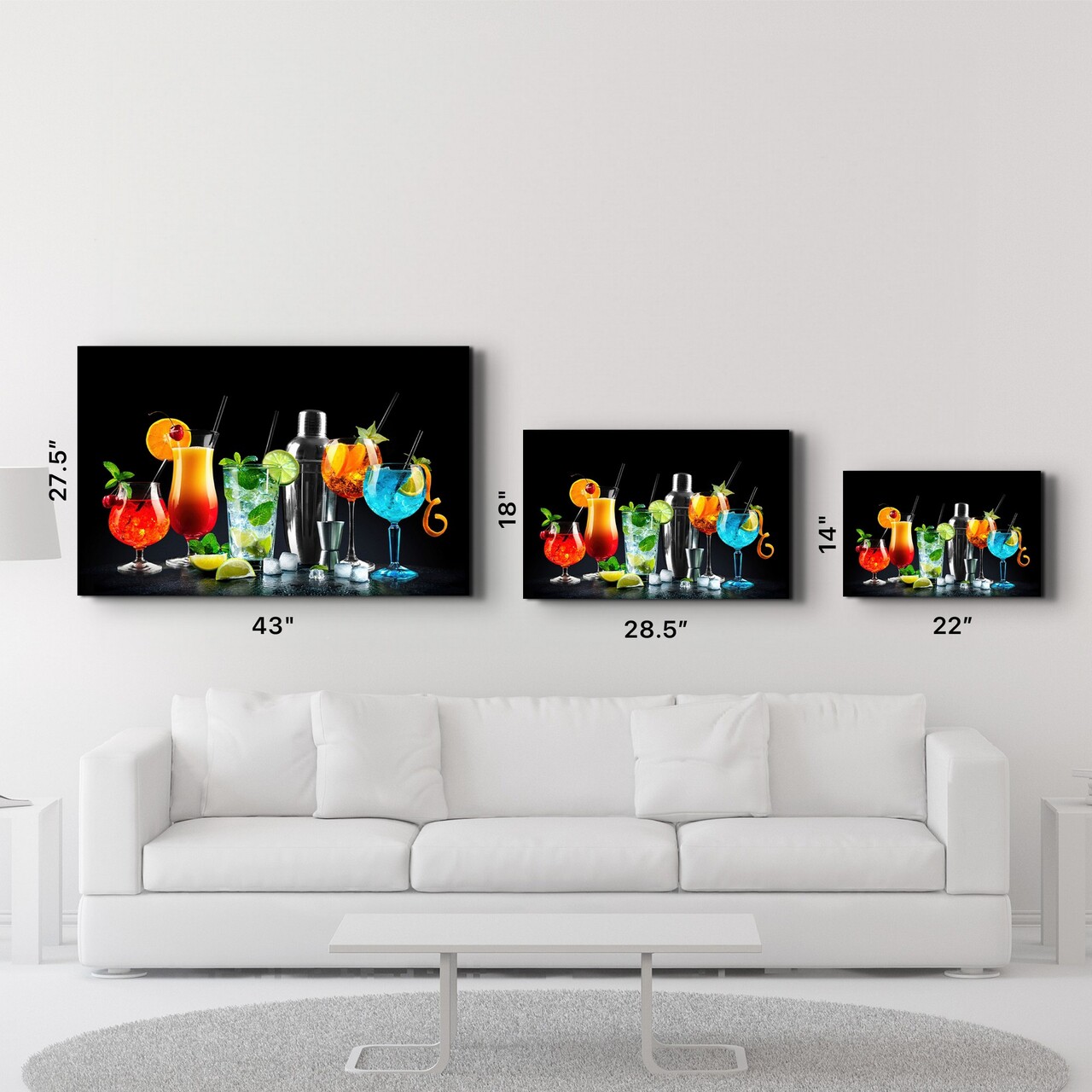 Tablou decorativ, VFT-2054, Dimensiuni: 46 x 72 cm, Multicolor - view 6