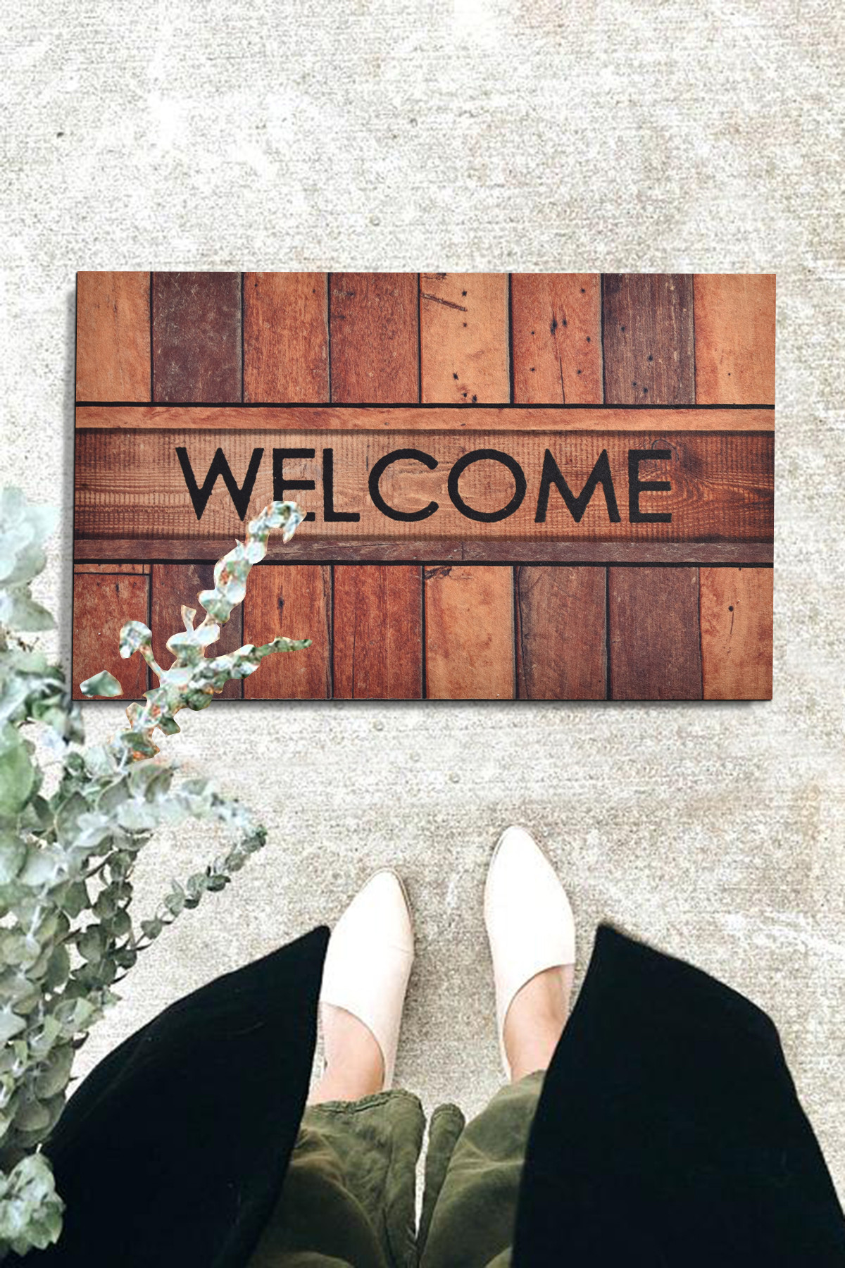 Covoraș din PVC, Hard Wood, 40x60 cm, PVC, Multicolor