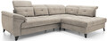 Coltar extensibil dreapta 5 locuri ELTAP, RT-20REL, Inferne, 297x210x107 cm, lemn/poliester, bej