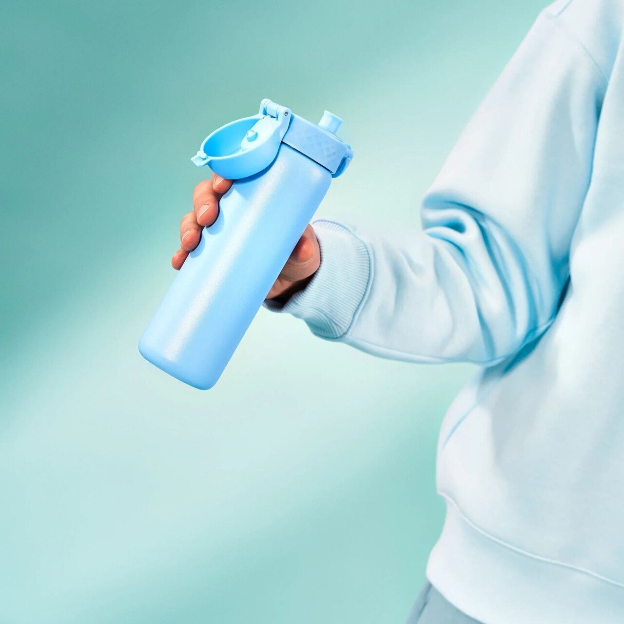 Sticla apa Slim, inox, 600ml, Alaskan Blue - Ion8 - view 8