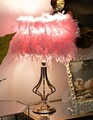 Lampa de masa Tarty, Mauro Ferretti, 1 x E27, 40W, 25x54 cm, fier, roz/alb