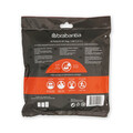 Set 40 saci de gunoi, Brabantia, NewIcon PerfectFit, marimea V, 3 L, nailon, alb