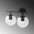 Aplica de perete, Fulgor, 942FLG2156, Metal, Negru