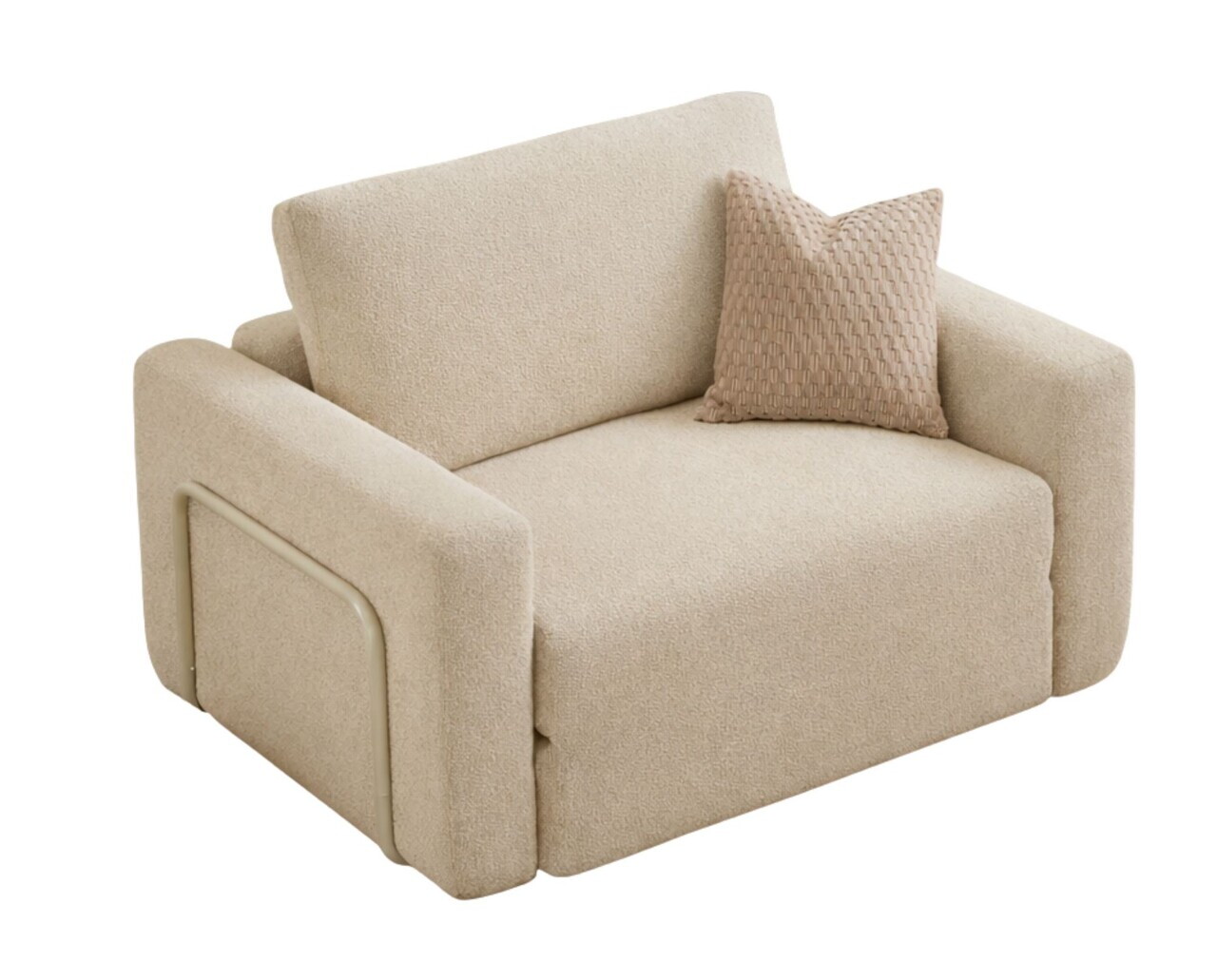 Fotoliu extensibil, Atelier del Sofa, 118FVL1103, Tesatura Boucle, Crem - view 8