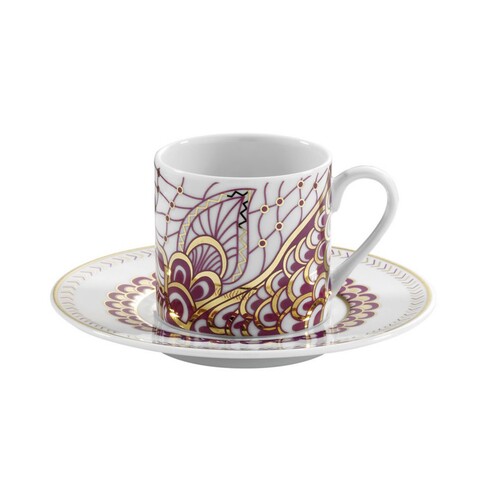 Set de cafea kutahya porselen, ru12kt4309107, 12 piese, portelan