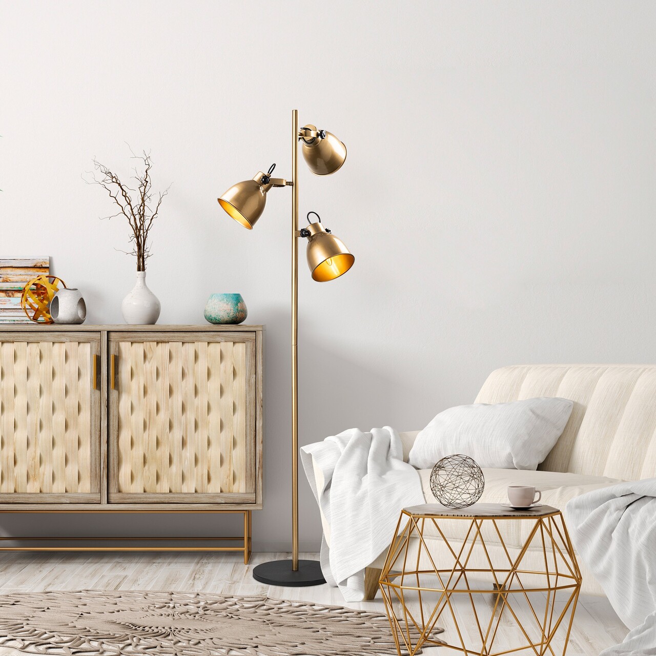 Lampadar, L'essentiel Maison, 521SHN1536, Auriu