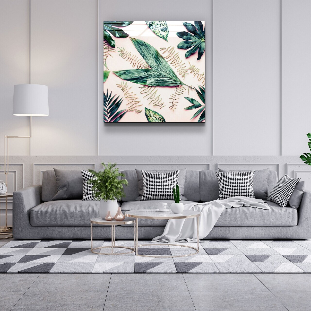 Tablou decorativ, Kgls_1101, Dimensiune: 80 x 80, Multicolor — imaginea 5