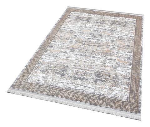Covor de hol, St 12 Beige Gold Xw , 100×200 cm, 35% fibre acrilice;55% poliester;10% bumbac, Multicolor Eko Halı