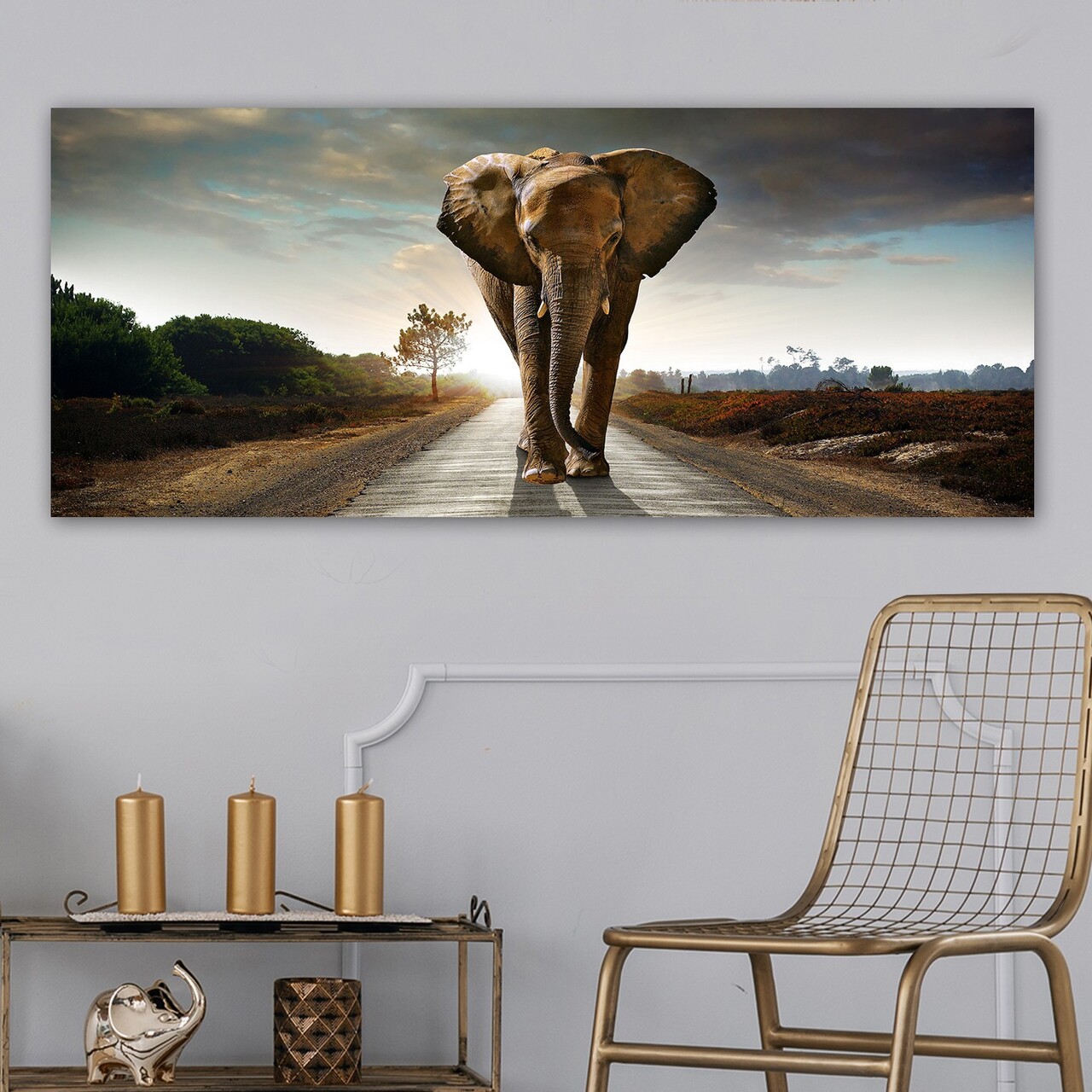 Tablou decorativ YTY60414424_50120 Cadru: 100% LEMN (grosime: 3 cm) Multicolor