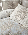 Lenjerie de pat pentru o persoana Single XXL (DE), Terry - Beige, Cotton Box, Bumbac Satinat