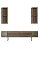 Set mobilier living, Bexley, Gold Line, PAL, Nuc / Negru