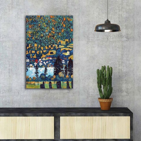 Tablou decorativ, famousart-066, canvas, dimensiune: 45 x 70 cm, multicolor