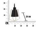 Aplica de perete Elegant D, Mauro Ferretti, 28 x 28 cm, 1 x E27, 40W, fier