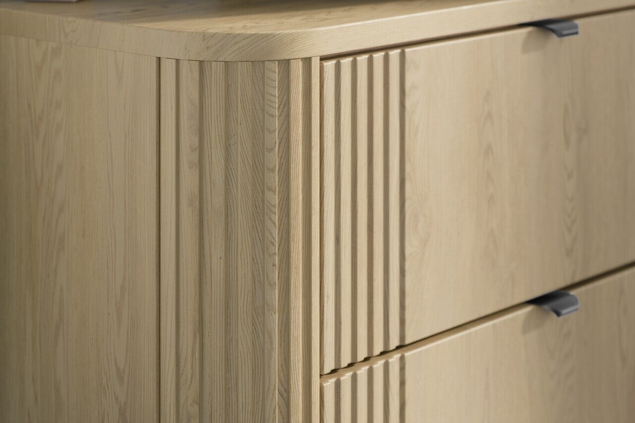 Set mobiler baie, dulap cu lavoar, 80 cm Cloud, Ovalia Cremona, Comad, MDF/PAL laminat, stejar cremona — imaginea 10