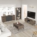 Mobilier living, Locelso, AR14, pal melaminat, nuc/antracit