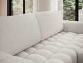 Coltar extensibil dreapta 4 locuri ELTAP, Bon-224, Bonett, 250x175x92 cm, lemn/poliester, alb murdar