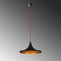 Lustra, Elmas - 3531, Opviq, 35 x 117 cm, 1 x E27, 40W, negru/rosu
