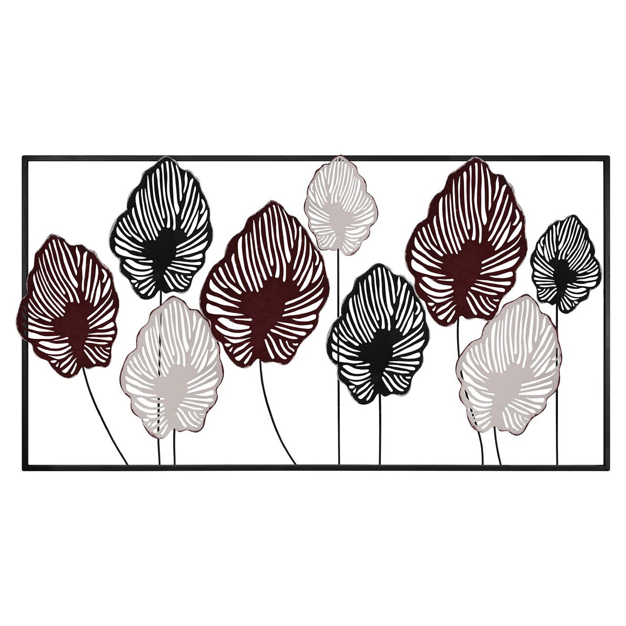 Decoratiune de perete, Melo, Metal, Grosime: 0,6 mm, Multicolor — imaginea 6
