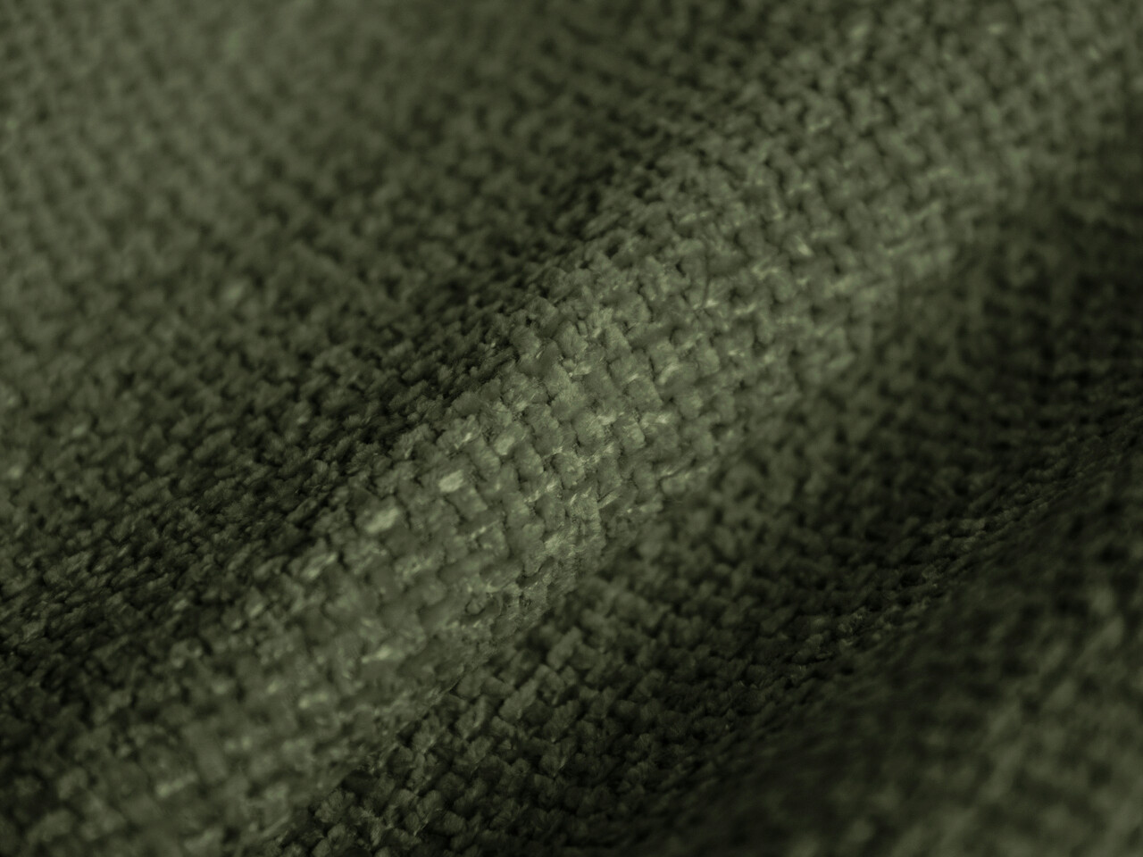 Canapea 4 locuri, Camden, Cosmopolitan Design, 304x102x72 cm, tesatura chenille, verde