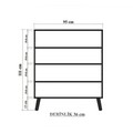 Set de mobilier pentru hol, Vella, Multilux, PAL, Sonomo / Albastru închis