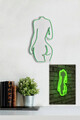 Decoratiune luminoasa LED, Sexy Woman, Benzi flexibile de neon, DC 12 V, Verde