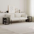 Set masute 2 piese, Homitis, Echo, Gri retro